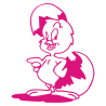 Sticker Poussin