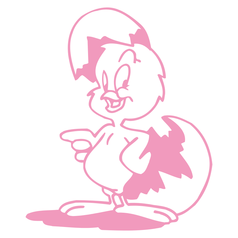 Sticker Poussin