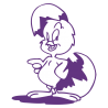 Sticker Poussin