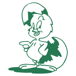 Sticker Poussin