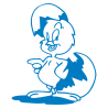 Sticker Poussin