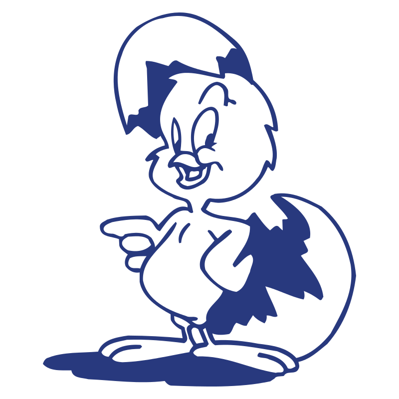 Sticker Poussin