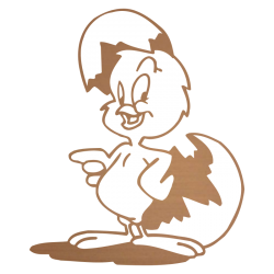Sticker Poussin