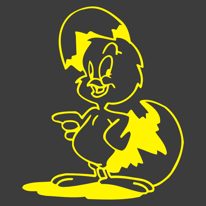 Sticker Poussin