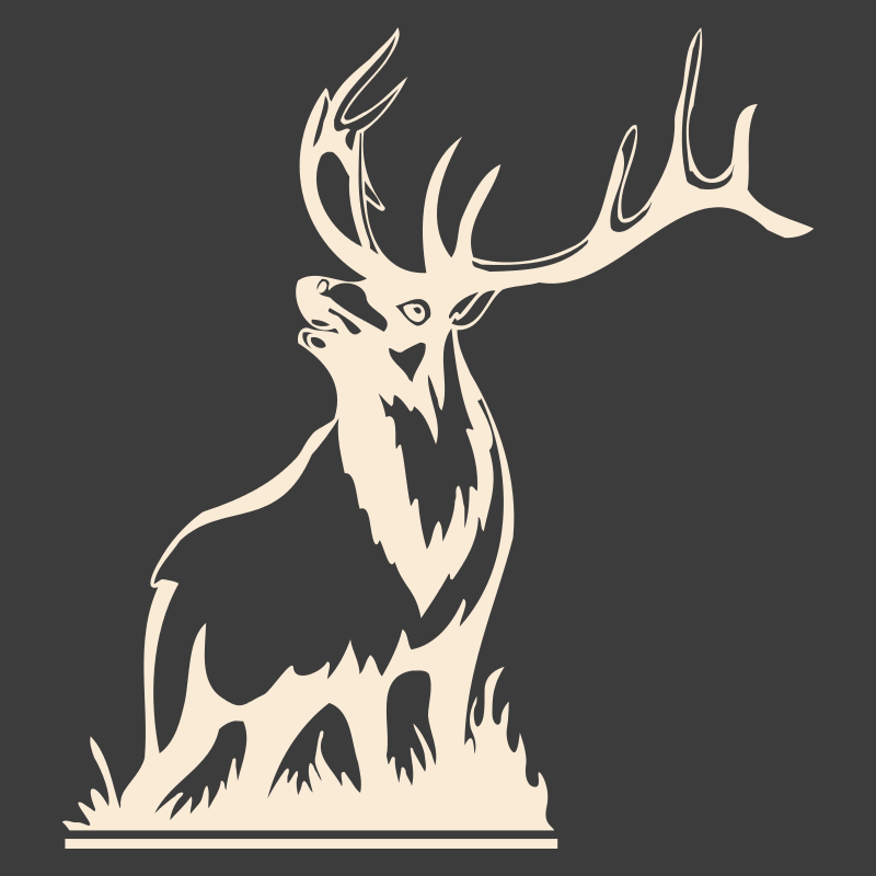Sticker Cerf qui Brame