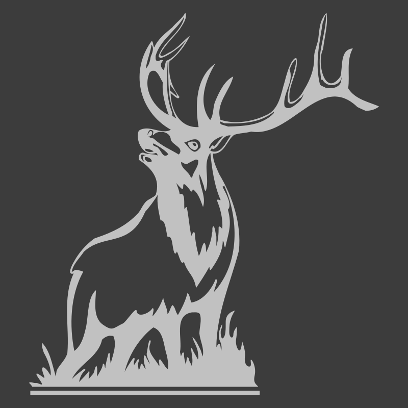 Sticker Cerf qui Brame