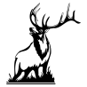 Sticker Cerf qui Brame