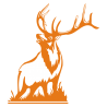 Sticker Cerf qui Brame