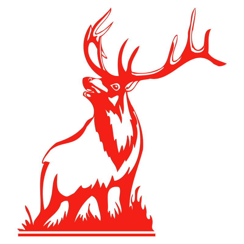 Sticker Cerf qui Brame