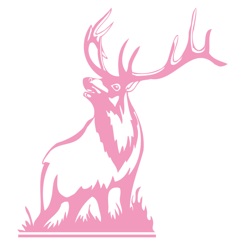 Sticker Cerf qui Brame