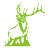 Sticker Cerf qui Brame