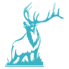 Sticker Cerf qui Brame