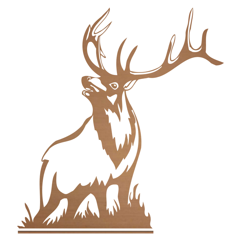 Sticker Cerf qui Brame
