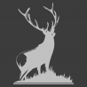 Sticker Silhouette de Cerf N°2