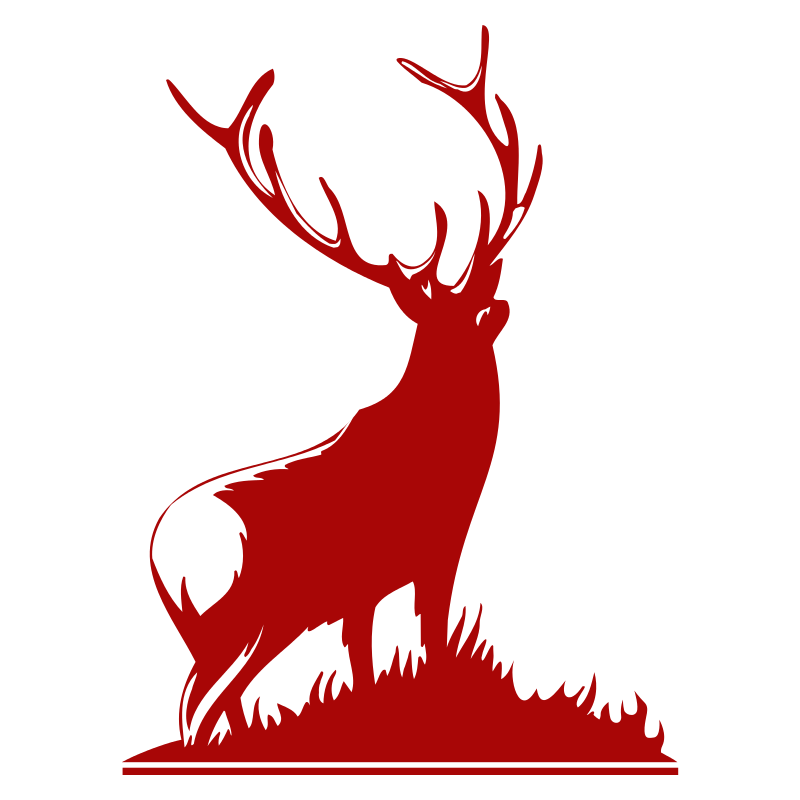 Sticker Silhouette de Cerf N°2