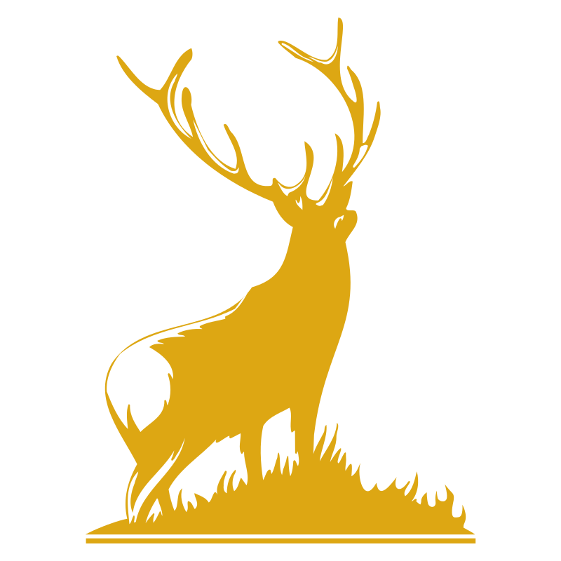 Sticker Silhouette de Cerf N°2