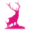 Sticker Silhouette de Cerf N°2