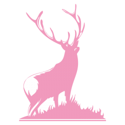 Sticker Silhouette de Cerf N°2