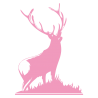 Sticker Silhouette de Cerf N°2