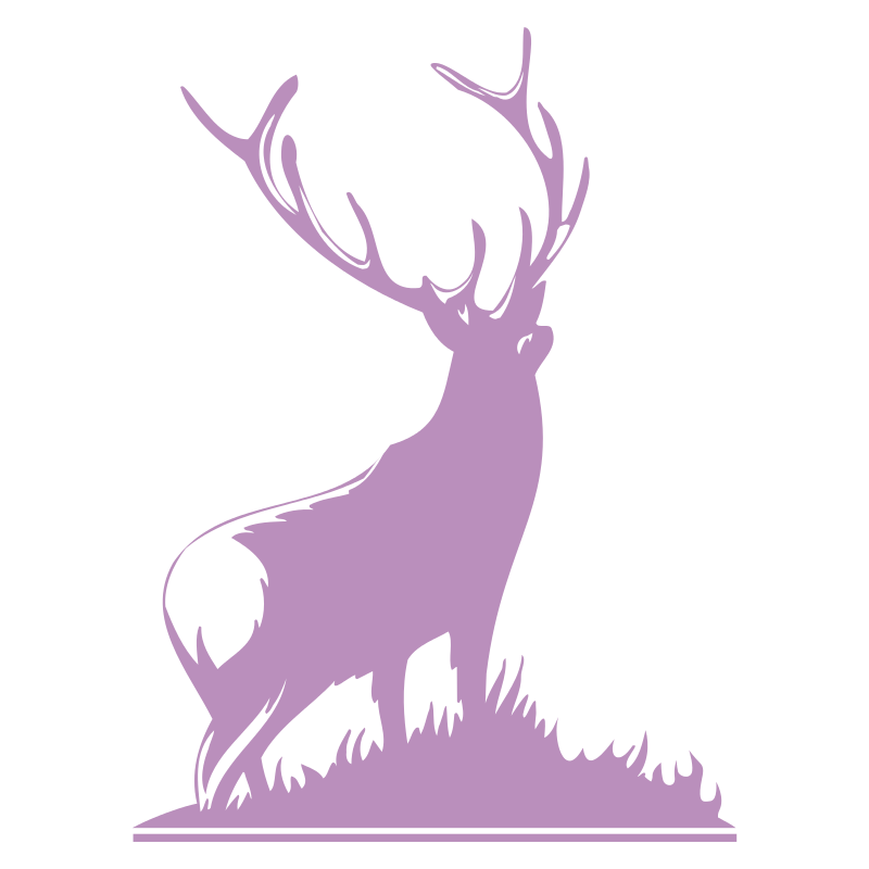 Sticker Silhouette de Cerf N°2