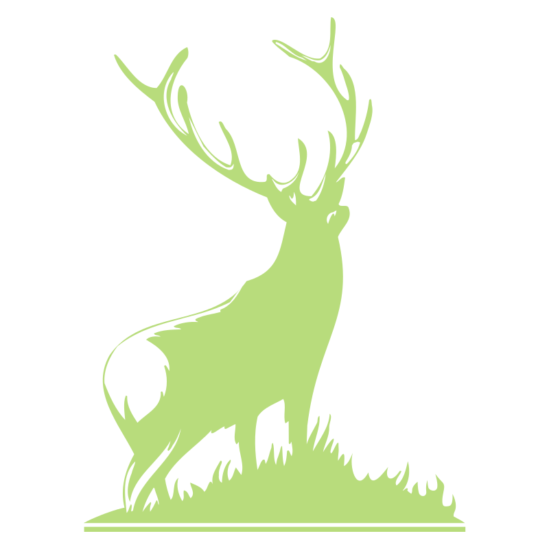 Sticker Silhouette de Cerf N°2