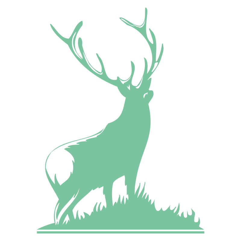 Sticker Silhouette de Cerf N°2