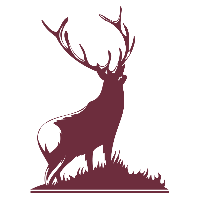 Sticker Silhouette de Cerf N°2