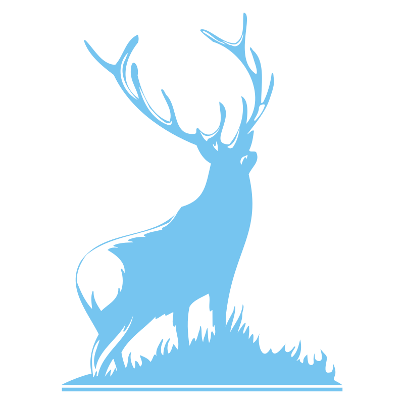 Sticker Silhouette de Cerf N°2
