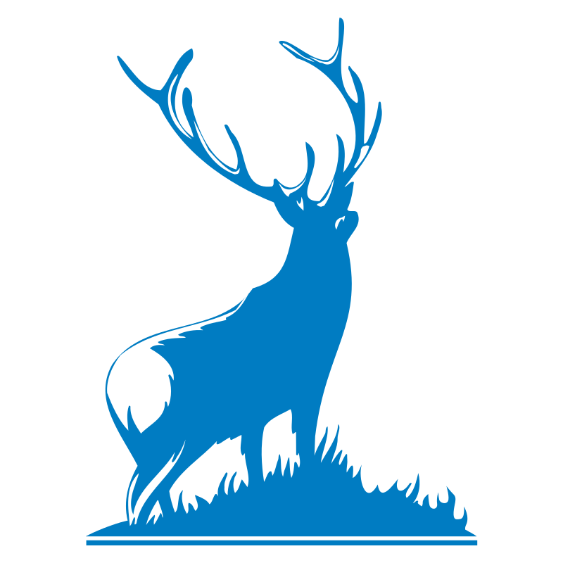 Sticker Silhouette de Cerf N°2