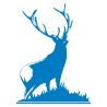 Sticker Silhouette de Cerf N°2