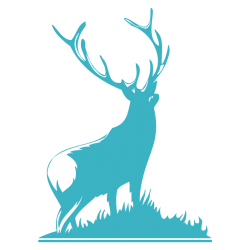 Sticker Silhouette de Cerf N°2