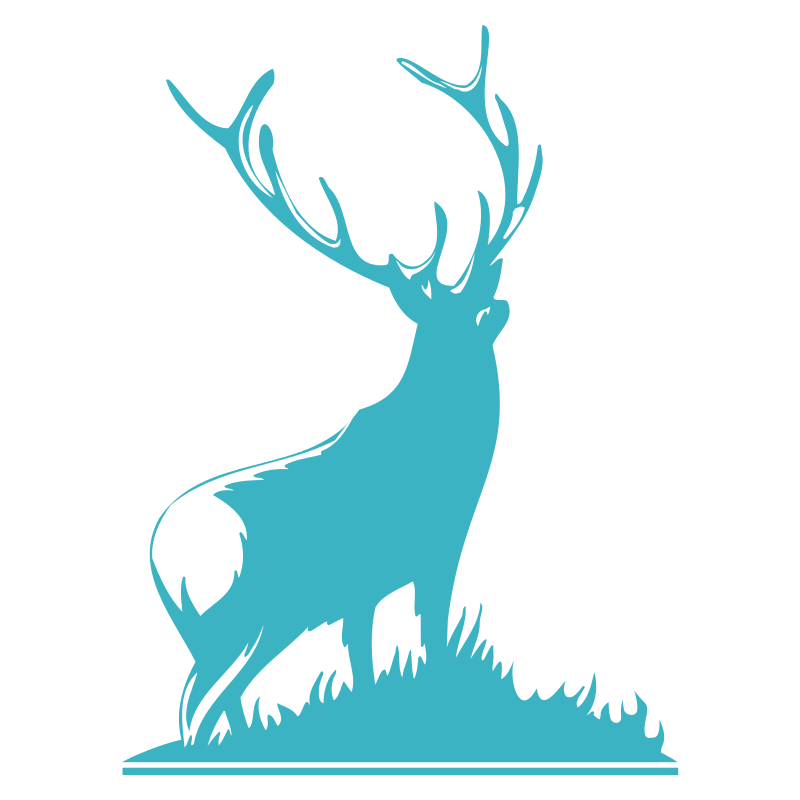 Sticker Silhouette de Cerf N°2