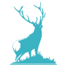 Sticker Silhouette de Cerf N°2