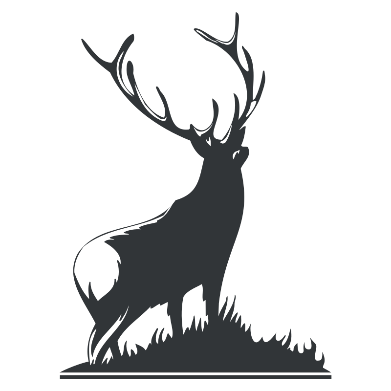 Sticker Silhouette de Cerf N°2