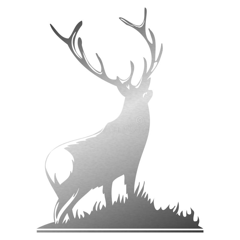 Sticker Silhouette de Cerf N°2