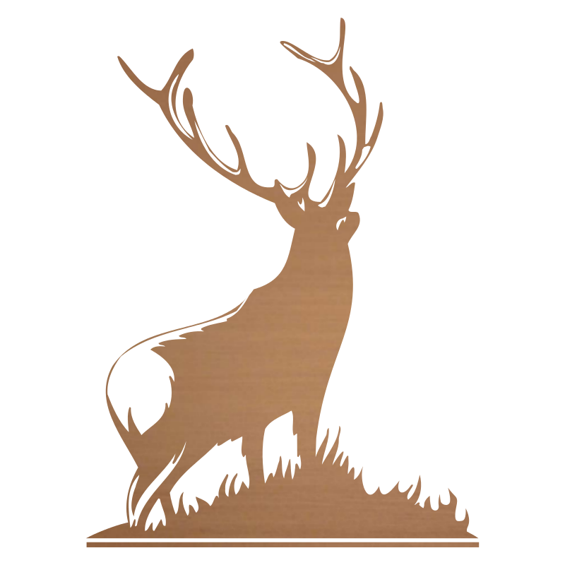 Sticker Silhouette de Cerf N°2