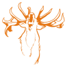 Sticker Cerf qui Brame N°2