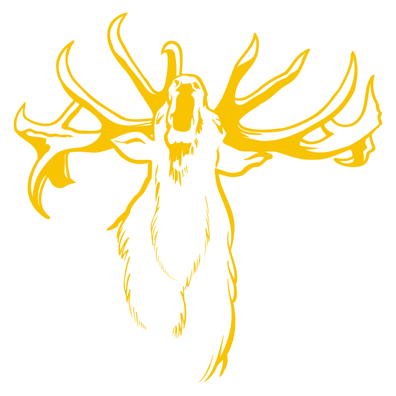 Sticker Cerf qui Brame N°2