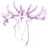 Sticker Cerf qui Brame N°2