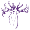 Sticker Cerf qui Brame N°2