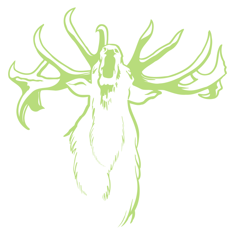 Sticker Cerf qui Brame N°2