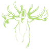 Sticker Cerf qui Brame N°2