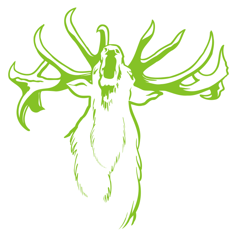 Sticker Cerf qui Brame N°2