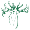 Sticker Cerf qui Brame N°2