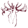 Sticker Cerf qui Brame N°2