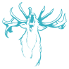 Sticker Cerf qui Brame N°2