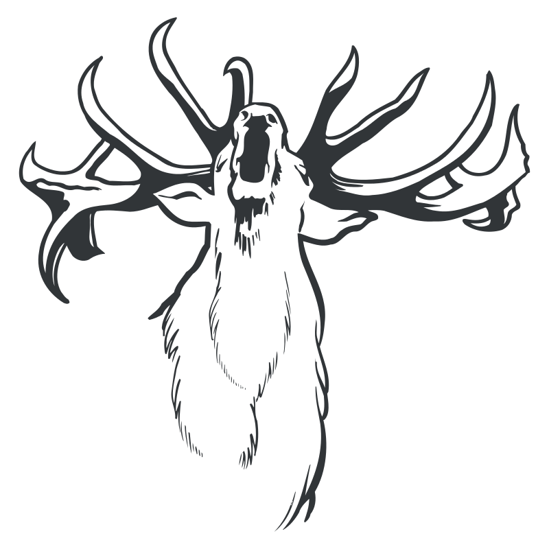 Sticker Cerf qui Brame N°2