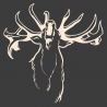 Sticker Cerf qui Brame N°2