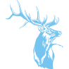 Sticker  Cerf