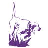 Sticker Chien de Chasse à l'arrêt